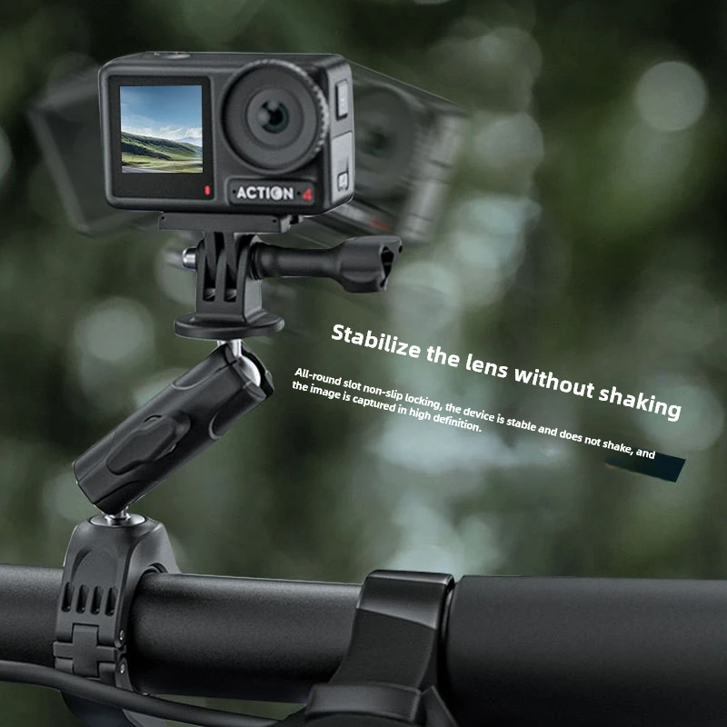 Support de selfie pour DJI Action, Dji Pocket, GoPro, Insta Camera, Imaging Fixe réinitialisation, Bicycle, Player View, Shooting Accessrespiration