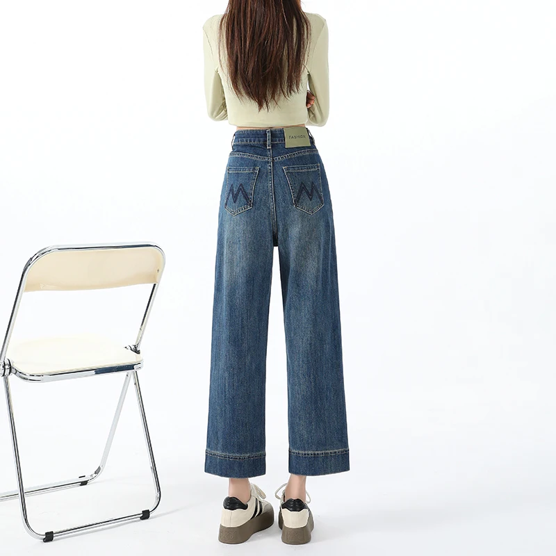 

Женские брюки Look Thinner, удобные для женщин. Свободная винтажная одежда, новые трендовые джинсы, женская одежда, японский стиль 2000-х годов