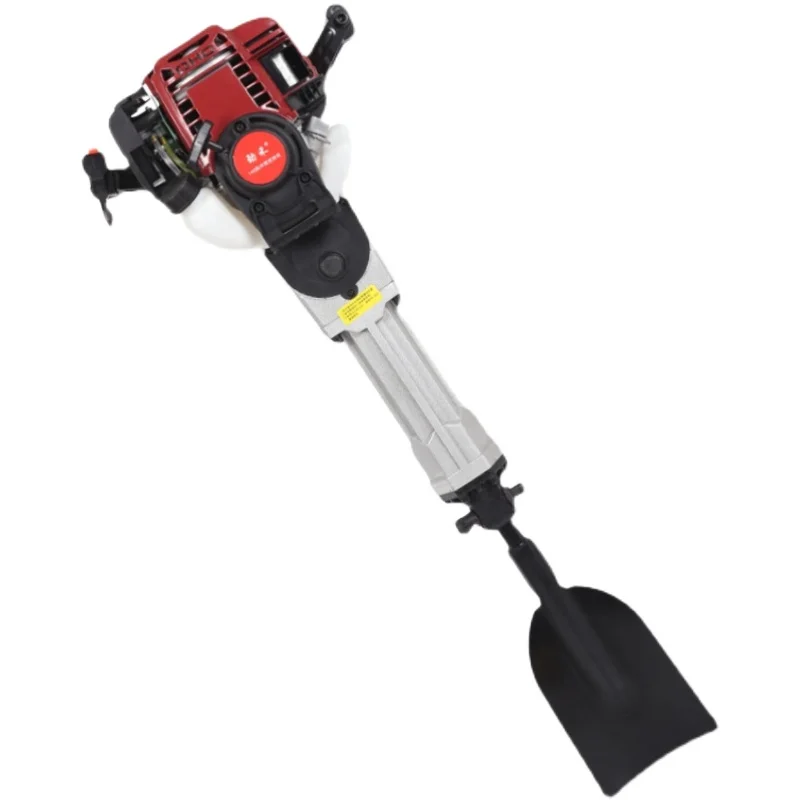 Four-stroke electric start pick tree excavator, digging soil, trenching saplings, breaking roots, digging bamboo, rammi