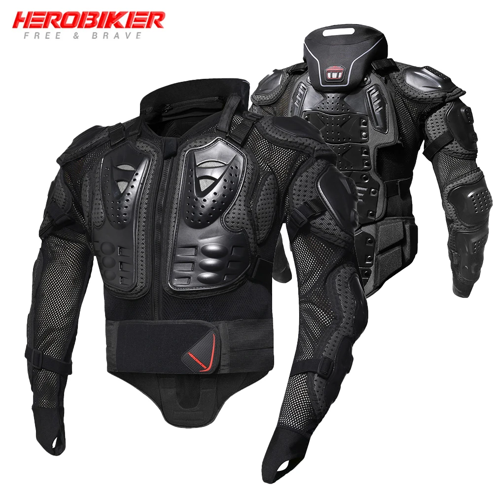 

HEROBIKER Motorcycle Jacket Men Motorbike Armor Moto Body Armor Motocross Riding Jacket Racing Moto Body Protection S-5XL
