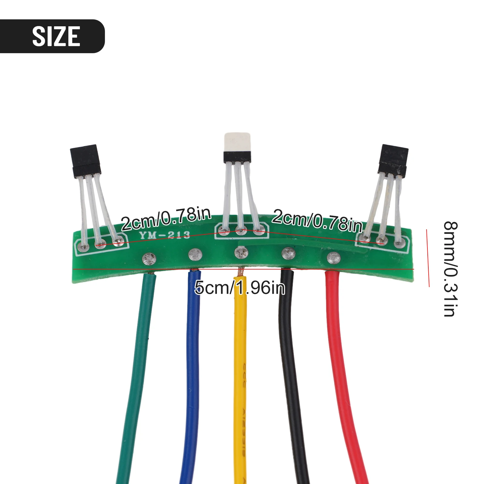 1pc Hall PCB 41F Replace Electric Bicycle Parts For Two-wheel Motor 60 Degree Series Motor For 213 Sine Wave Motors Accessories