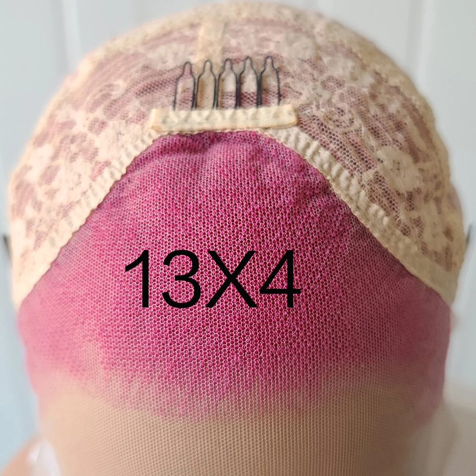 برناردو الاصطناعية الدانتيل الجبهة الباروكات للنساء ألياف مقاومة للحرارة الوردي الباروكات شعر مستقيم شعر مستعار أمامي الاستخدام اليومي شعر مستعار للحفلات