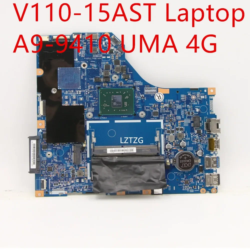 Motherboard For Lenovo V110-15AST Laptop Mainboard A9-9410 UMA 4G 5B20L80178