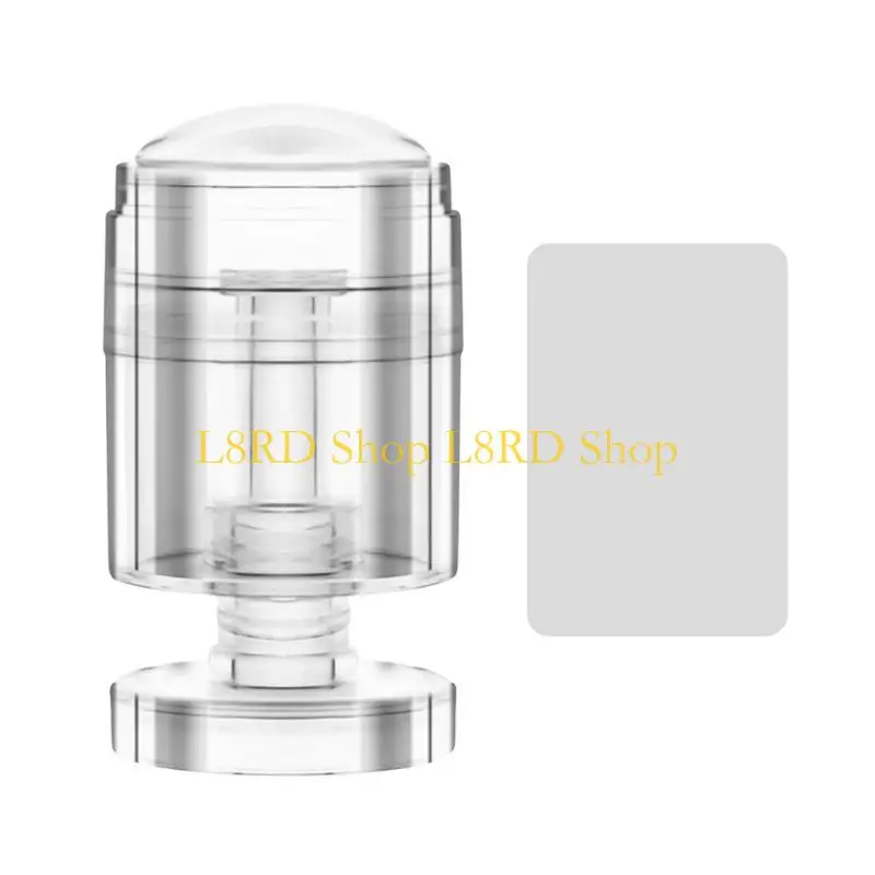 L8RD Stamper French Tip Stamp Rotatable Clear Art Stamper for Woman