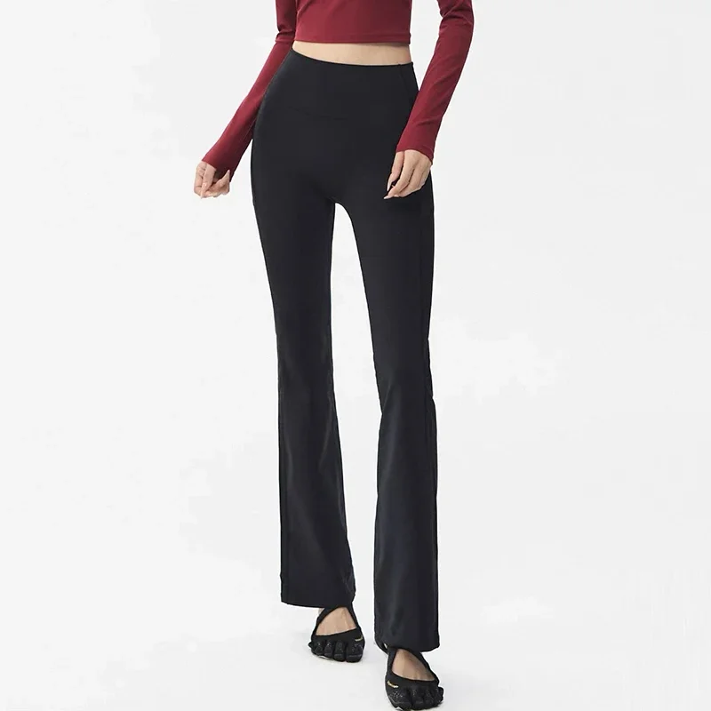 Hochgeschnittene Yoga-Hose für Damen, Mikro-Stretch, Fitness, Gym, Laufen, Po-Formend, Hüftliftend, Schlankmachende Leggings – Detail 10