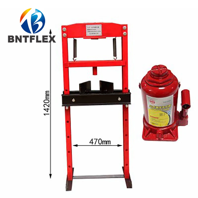 20 tons press manual press hydraulic machine small car bearing disassembly auto repair maintenance tools