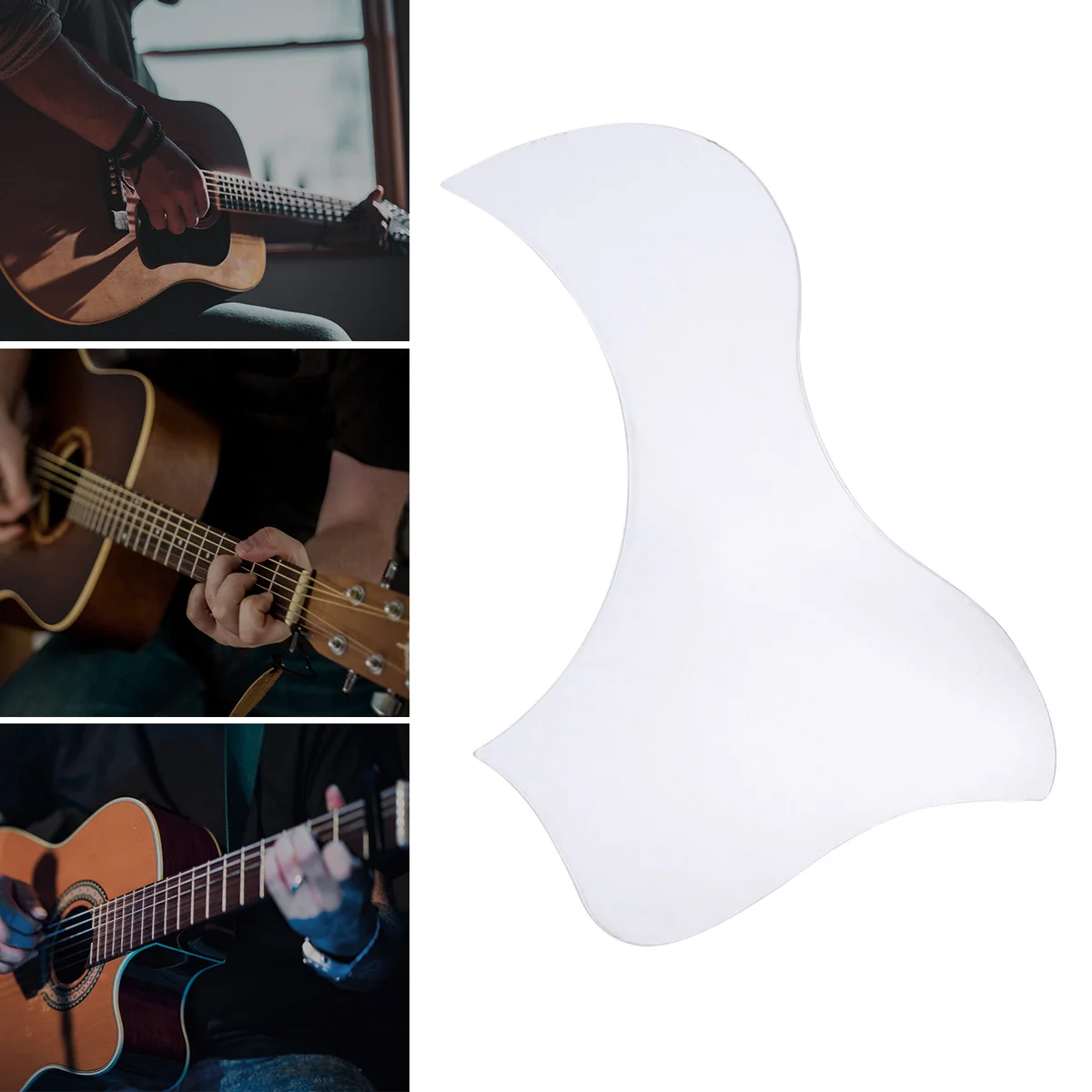 

1Pcs Personalized Guitar Pickguard Shield Transparent Anti Scratch Protectors Durable Fit for Different Guitars Accessories