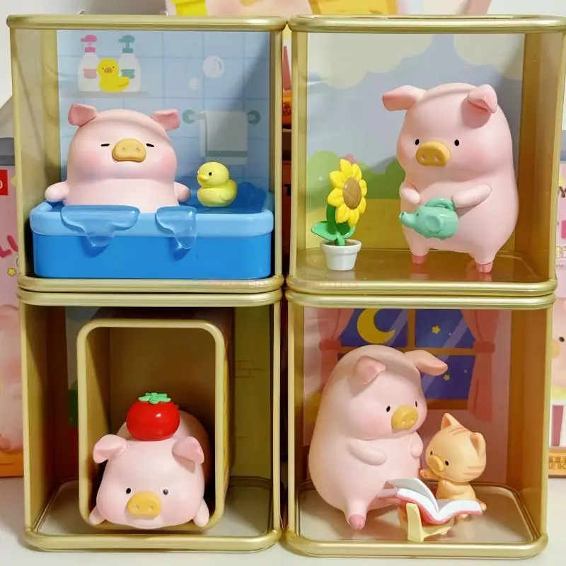 

Genuine Lulu The Piggy Blind Box Comfortable Time Series Figure Anime Peripheral Cute Model Desktop Ornament Xams Toys Gifts