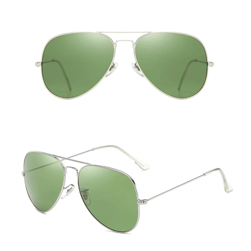 Neue Mode Luftfahrt Sonnenbrille Männer Frauen Klassische Pilot Gläser Objektiv Edelstahl Rahmen Vintage Gradienten Fahren Brillen UV40 – Detail 4