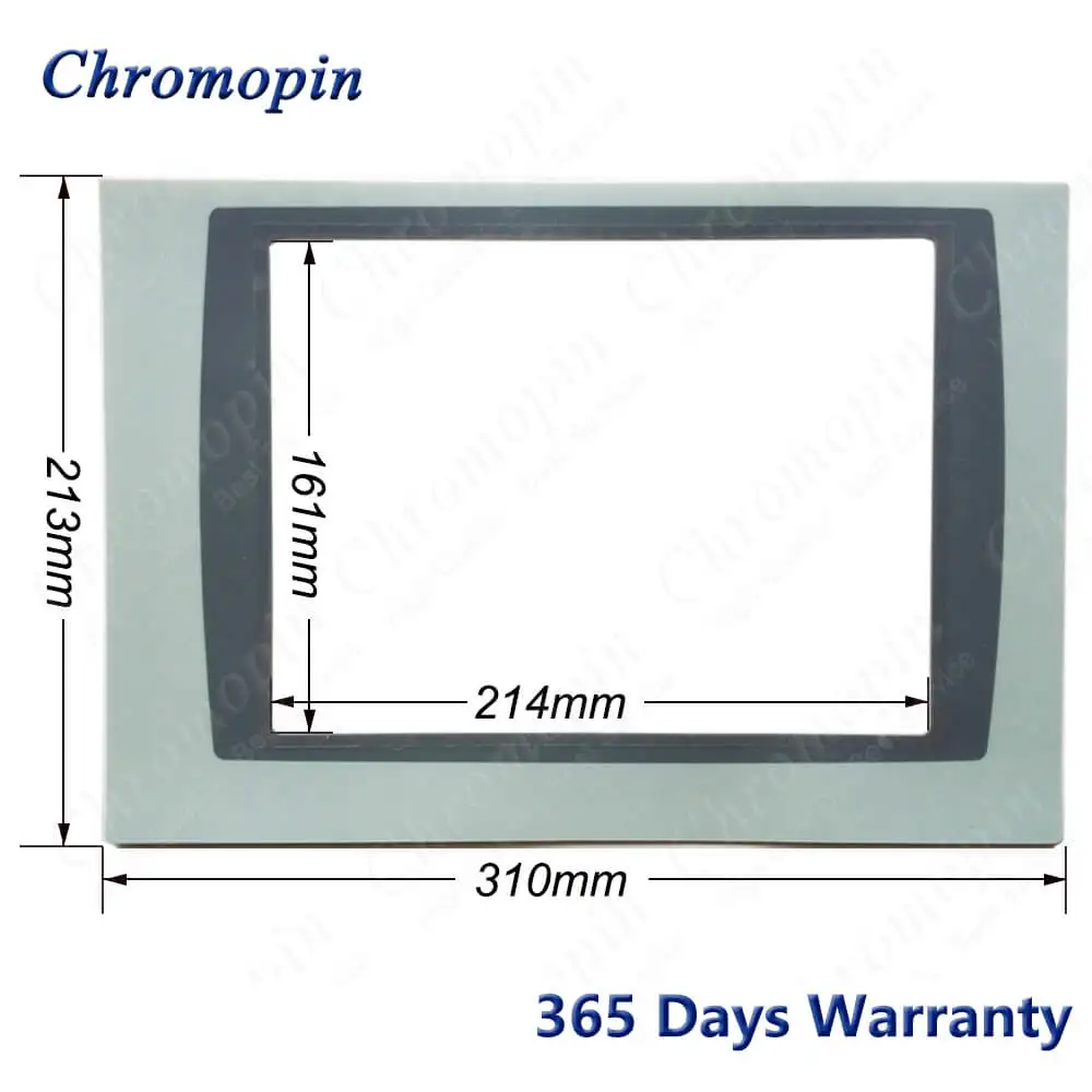 Imagem -02 - Quadro de Capa Plástica para ab 2711p-t10c10d2 2711p-t10c10d6 2711p-t10c4a8 2711p-t10c4a9 Tela Sensível ao Toque Sobreposição Frontal