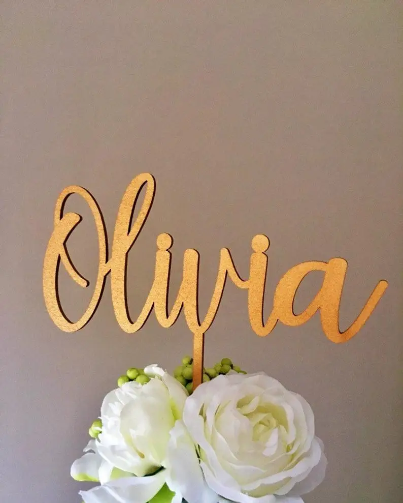 

Custom Name Cake Topper, Custom Birthday Cake Topper, Name Cake Topper, Any Occasion Cake Topper, Personalised Cake Decoration