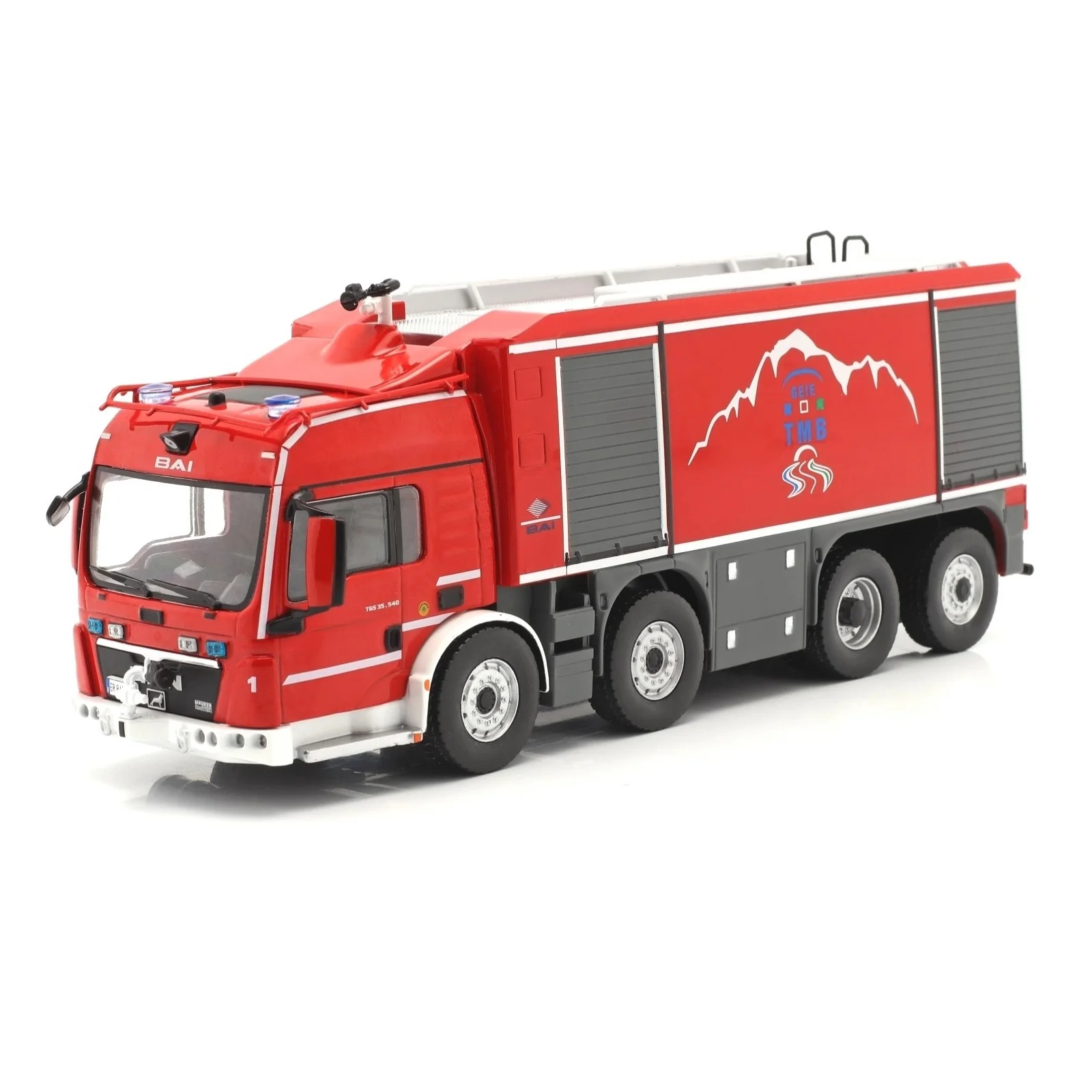 Salvat TGS Proteus Geie TMB 1:43 scale miniature Diecast collection fire trucks and fire vehicles the heroes of fire, new Blister Original packing, no token or fascicle