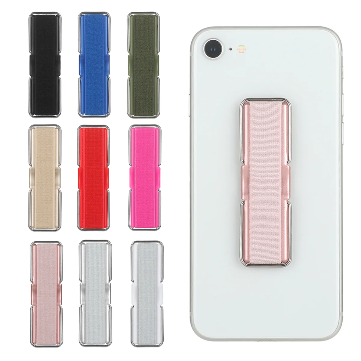 

Новый универсальный держатель для телефона на палец, эластичный держатель для сотового телефона, металлический держатель для телефона, ремешок на запястье с подставкой