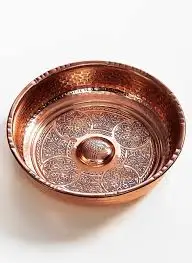 Copper Turkish Hammam Bowl Turkish Bath Traditional Turkey Hand Hammered Turkish Bath Hammam Spa Bowl Hamam Tasi Made in Turkey