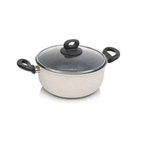 

Cream Color 22 CM Cera Granite Deep Cookware