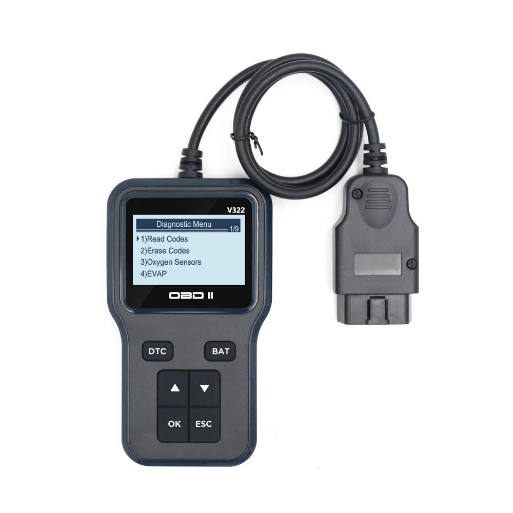 Obd2 scanner, leitor de código do carro universal motor automotivo falha obdii varredura ferramenta elm327 obdⅱ