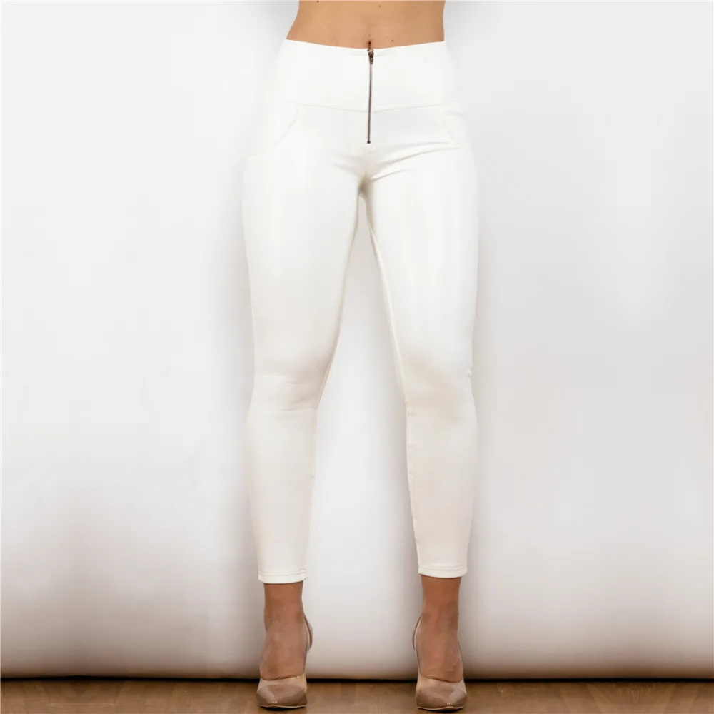 Shascullfites Gym And Shaping Pants Faux Leather Women Plus Size White Sports Pants Fleece Lined High Rise Thermal Leggings