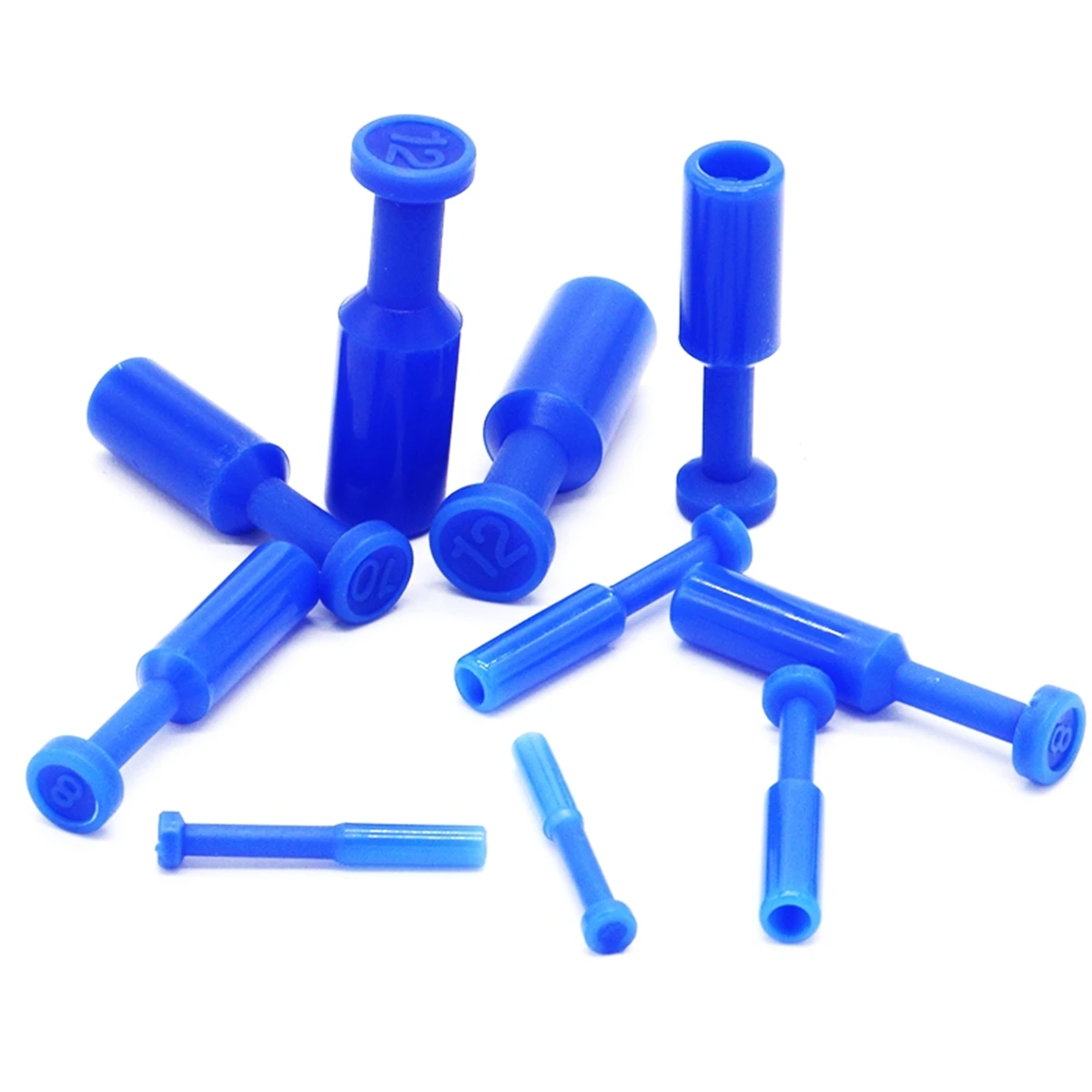 10PCS Blue Nylon Pneumatic 4/6/8/10/12MM Blanking Plug Hose Tube Push Fit Connector Air Line