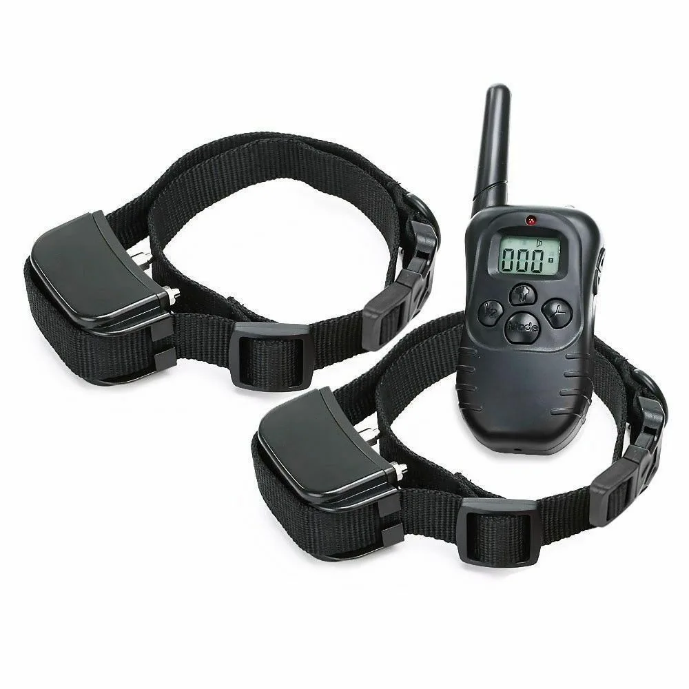 20 set Rechargeable Shock Collar For 2 Dogs within 330Yard for Electric Remote Dog Training Collar  100G2280