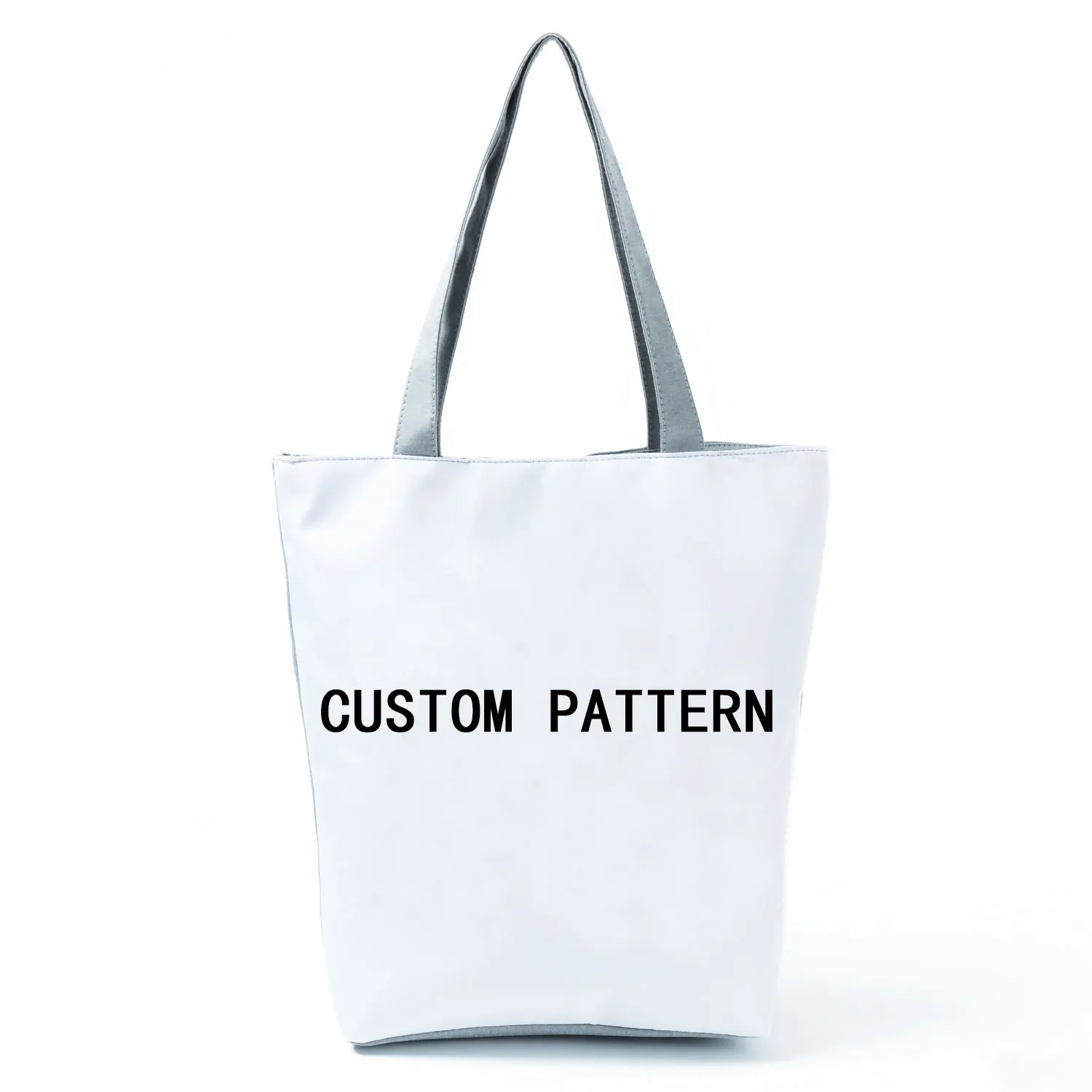 Customized Tote Shopping Bag Cute Cat Printing Women Handbag Totes with Print Casual Traveling Beach Bags Friendly Shoulder Bag