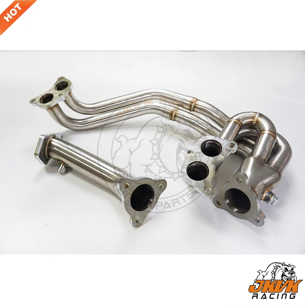 JKVK RACING 2.75\'\'  SS304 Su b aru Impreza WRX STI EJ20 EJ257 Equal Length Header 2002-2016