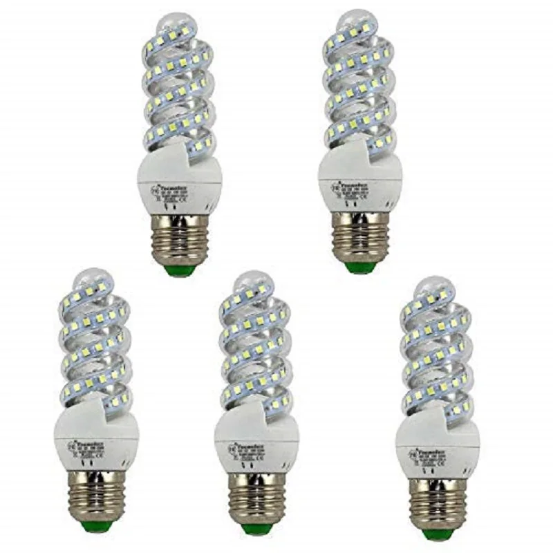 BOMBILLA LED MINI ESPIRAL E27 13 W 5 (Pack) (6000K) 46206