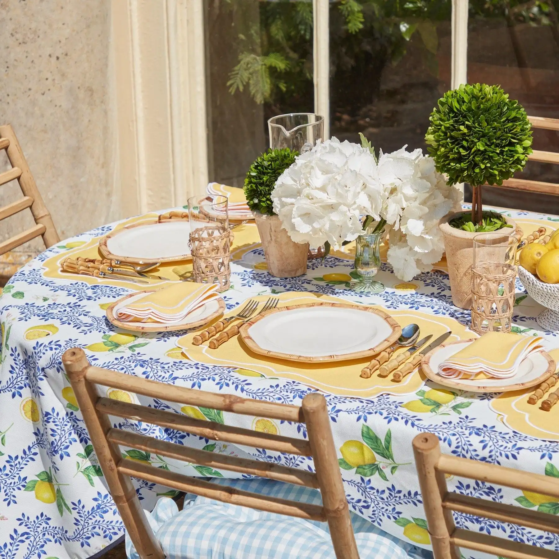 Imagem -03 - Algodão Bordado Placemats Guardanapos Conjunto de Mesas de Mesa de Jantar Conjunto de Mesa de Decoração de Festa de Casamento Peças Centrais para Mesas