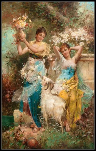 Embroidery Counted Cross Stitch Kits Needlework - Crafts 14 ct Medium Size DIY Arts Handmade Decor - Hans Zatzka Collection