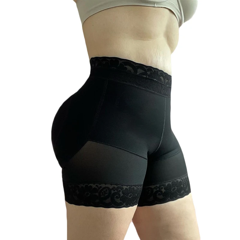 Fajas Seamless Compression BBL Hourglass Figure Shorts Women Postpartum Recovery Slimming Lace Butt Lifter Shaper Pants