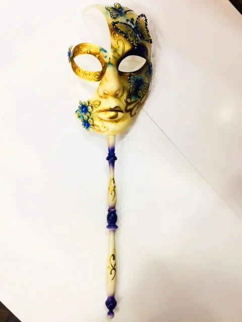 Support stand Should Keep Face Venetian Mask Blue 435463323