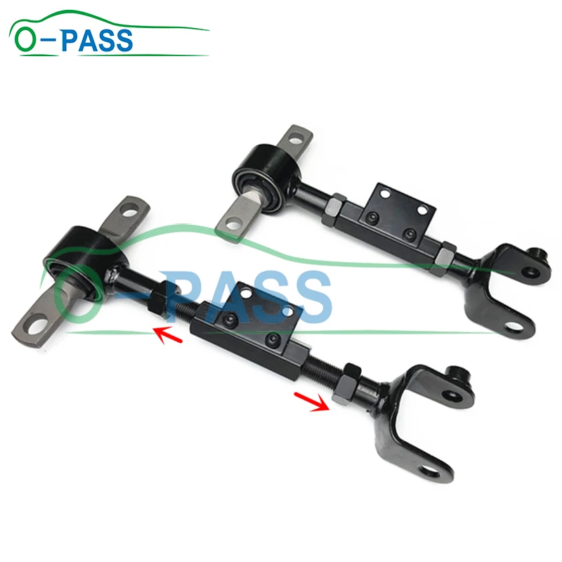 

OPASS Adjustable Rear upper Camber Control arm For Honda Civic VII Integra & Acura RSX Type-S EL 52390-S5A-980 1 pair