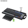 DMXレシーバー付きワイヤレスDMXMXコントローラーコンソール,バッテリー駆動,ステージ照明,モバイル,DJコントローラー,超薄型,384ch,dmx 512 1