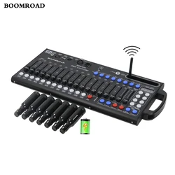 Ultra Thin 384CH DMX Controller DMX 512 Console Wireless DMX Receiver Battery Powered Stage Lighting Moving Head DJ Controller