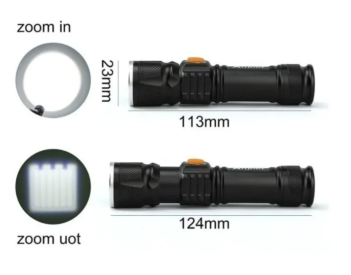 Lanterna Led Potente Luz Ultravioleta Negra Uv T6 Escorpião