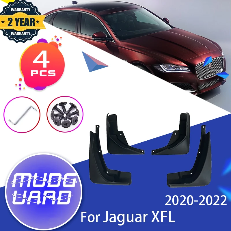 

Mudflap Mudguard Fender For Jaguar XF XFL X260 2015 2016 2017 2018 2019 2020 Front Rear Wheels Splash Mud Guards Car Accessories