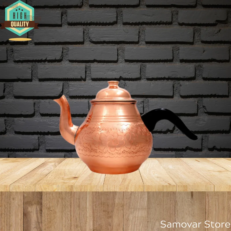 turkish teapot Copper Teapot Tea Turkish coffee pot premium Kitchenware Tea infuser samovar Kettle Tea ceremony gift box antique