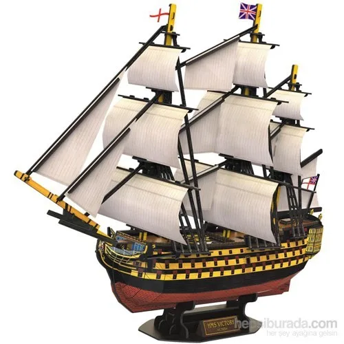 Cubic Fun 3D 189 Piece Jigsaw Puzzle Hms Victory Cubic Fun 3D 189 Piece Jigsaw Puzzle Hms Victory ship ornament war gemısı