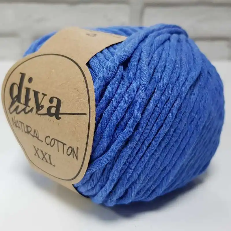 Cotton Knitting Yarn -  38 Color Options - 70m (100gr) - Diva Natural XXL - Beret - Scarf  - Sweaters - Cardigans  - Scarves - Amigurumi - DIY