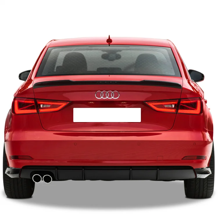 Votex style Spoiler wing for Audi A3 8V series tailgate 8V Abs Spoiler For 2013 - 2020