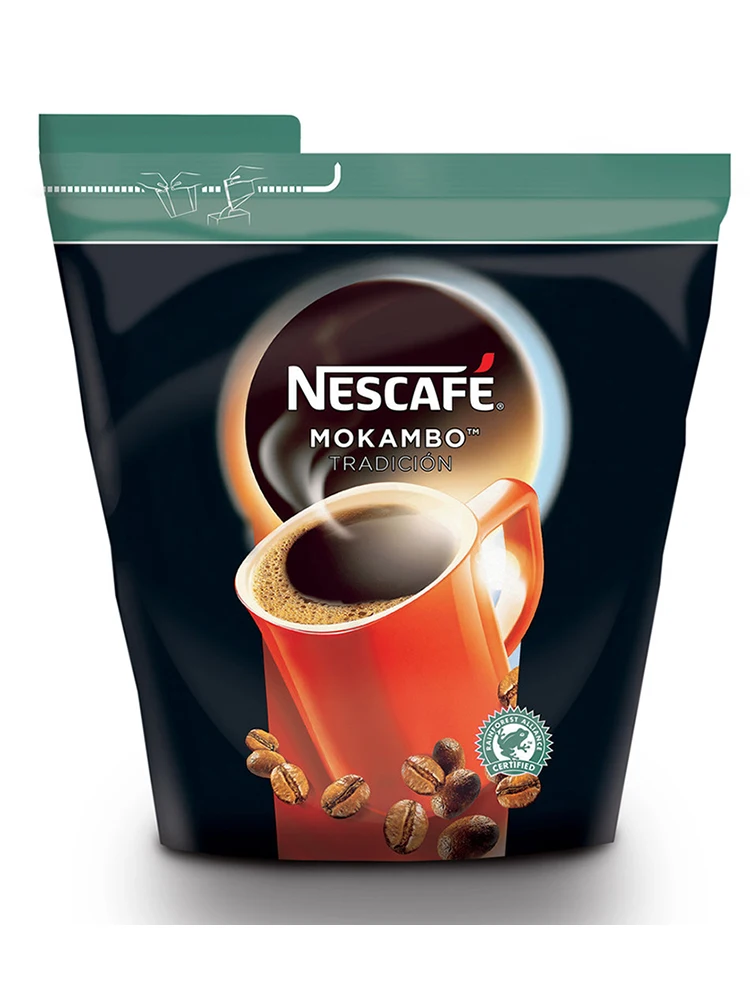 Nescafé Mokambo Traditie 500 Gram 100% Natuurlijke Koffie Gevriesdroogd Rainforest Alliance