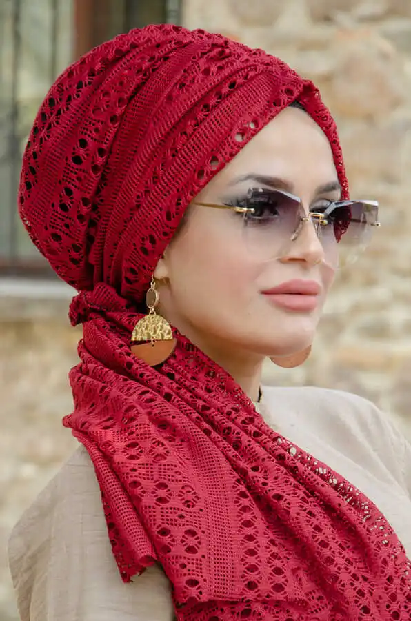 Muslim Turban Hijab Bonnet Scarf Lace  for women Islamic inner hijab caps Arab wrap head scarves femme musulman Turkey