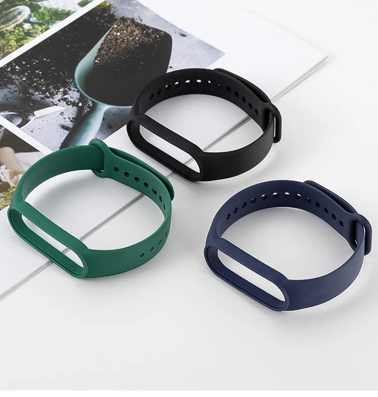 سيليكون المعصم حزام ل شاومي Mi الفرقة 5 ، سوار ل شاومي Mi الفرقة 6 ، معصمه حزام ، 12 قطعة لكل حزمة