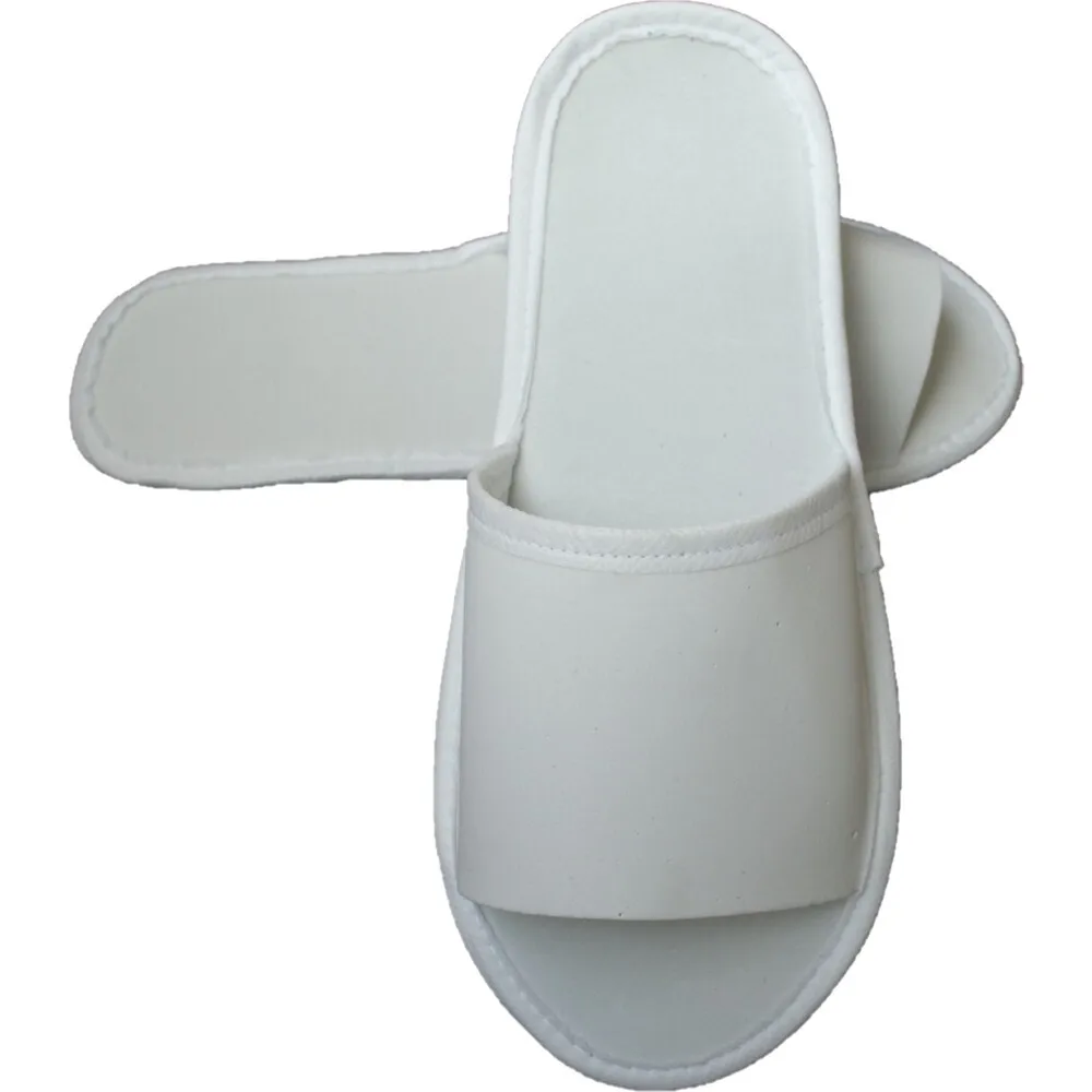 Hotel Slippers Spa Slippers Open End 10-20-50-100 Double Upper Single Piping Non-Slip Sole Disposable Slippers Turkish Bath Spa