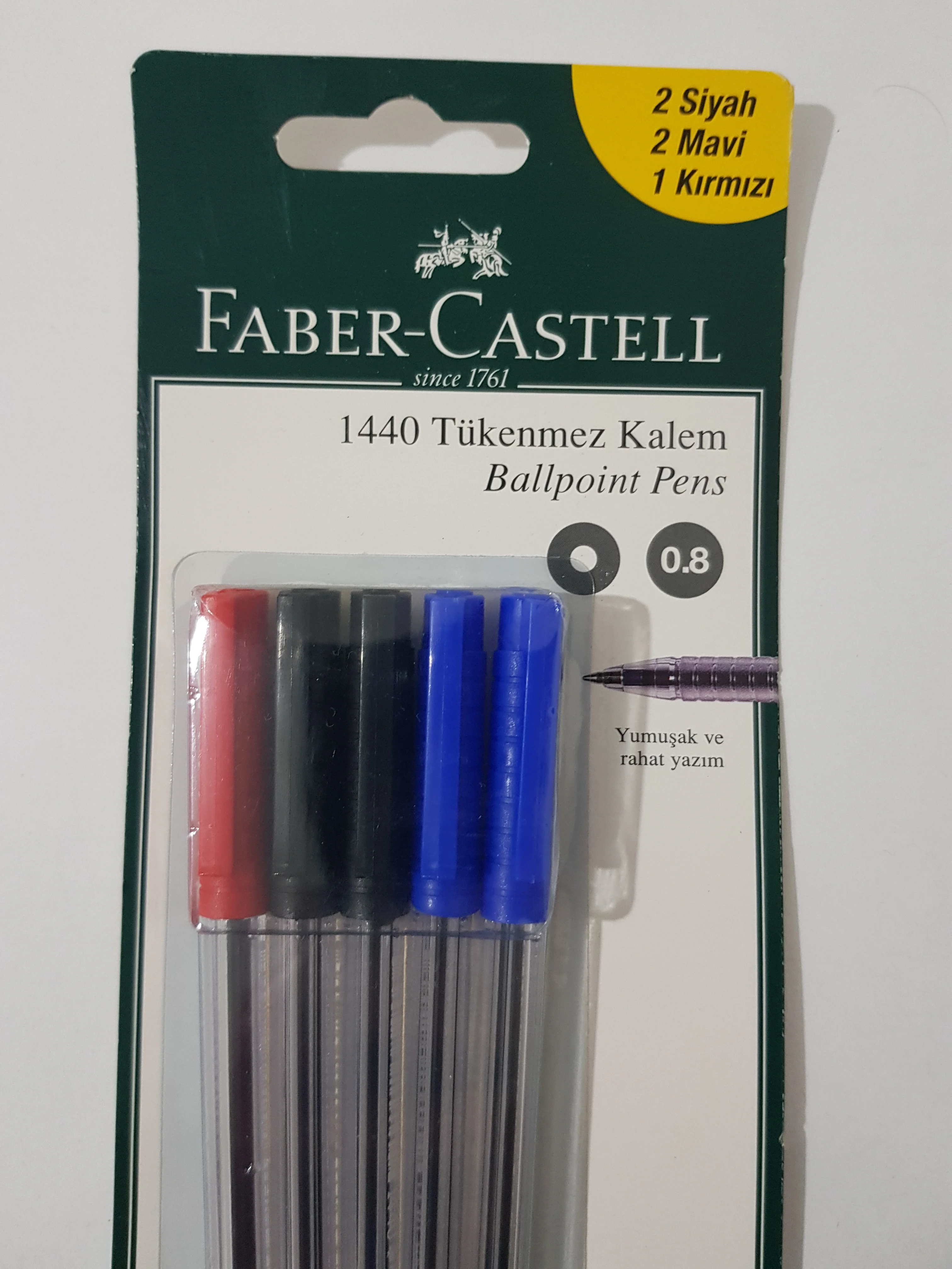 Faber castell bola + 5 pces + caneta caixa + escola de escritório + negócios + lugar todo İşlerde disponível