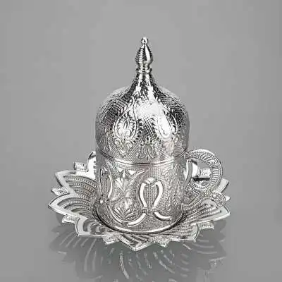 Busem Set da caffè Color argento per sei persone