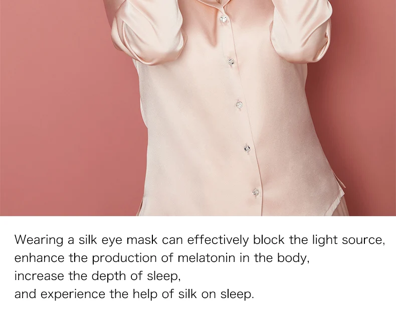 DISANGNI 100% Maulbeerseide Schlafmaske für Frauen und Männer, Weiche, Atmungsaktive, Lichtblockierende Augenmaske zum Schlafen und Reisen, 1 Stück – Detail 2