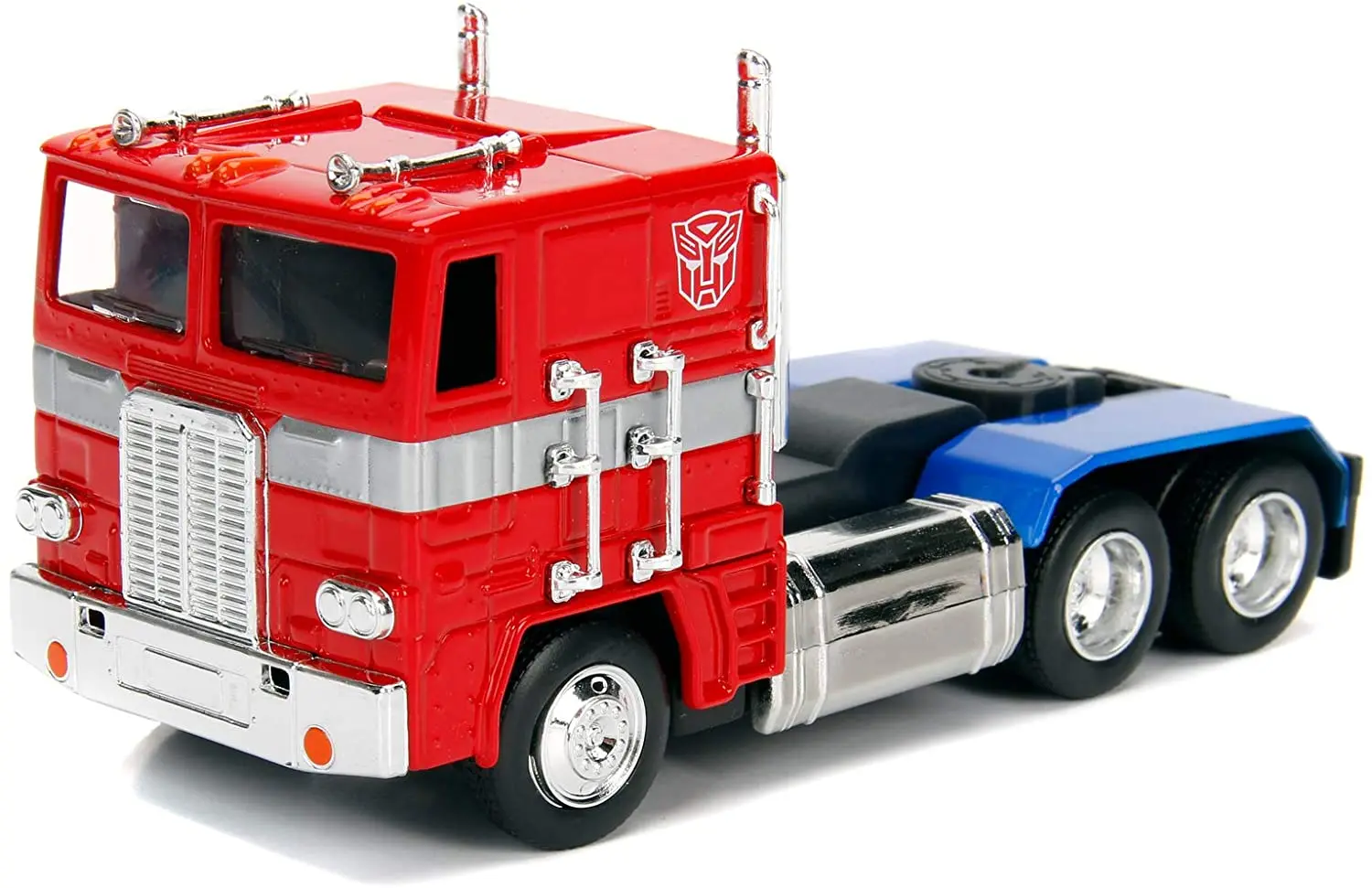 Transformers Autobot Optimus Prime T1 / G1 Diecast Modell Auto Maßstab 1:32 mit Original Box NonTransformation