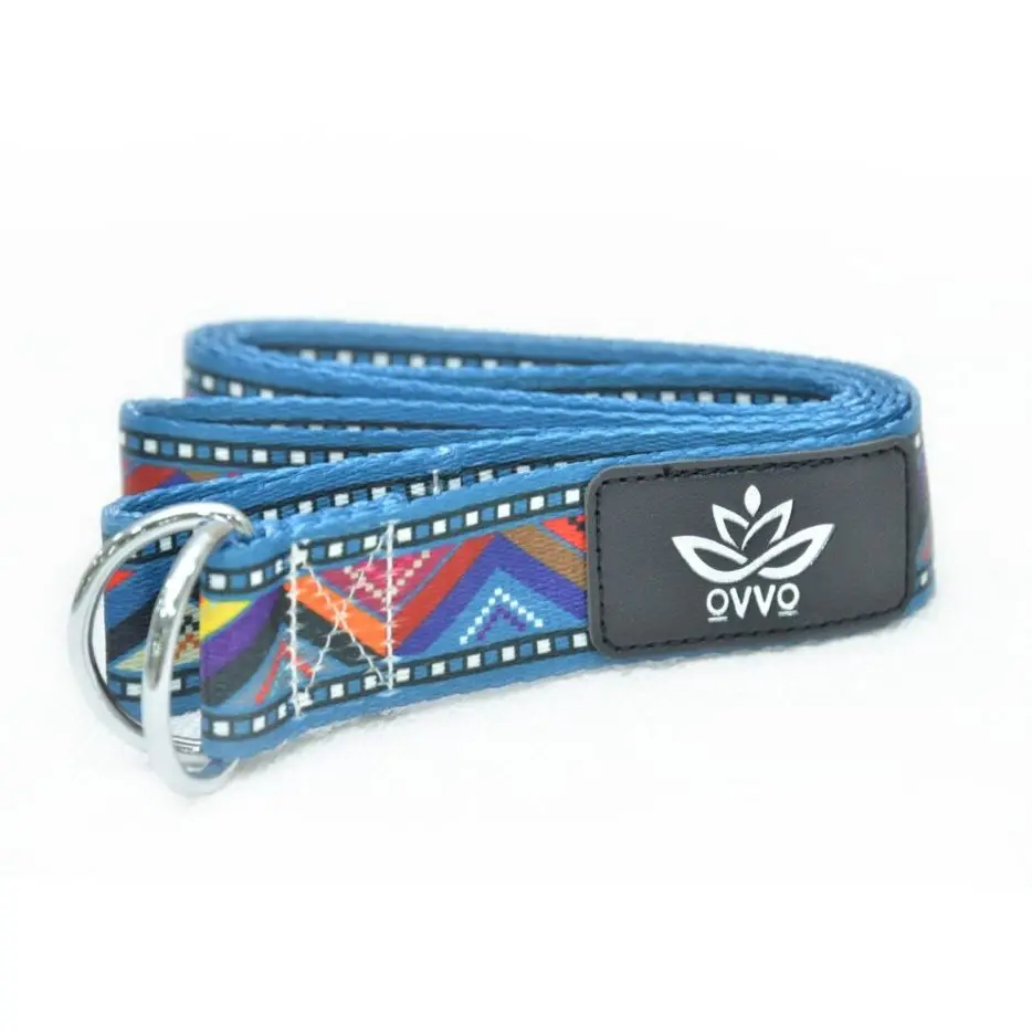 Ovvo Yoga Belt Ethnic Pattern Professional Sports and Pilates Patterned Printed Aesthetic Fitness Equipment