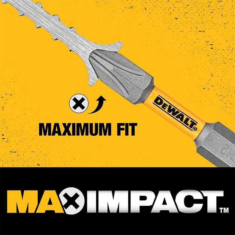 Набор бит для дрели DEWALT PH2, 63,5 мм