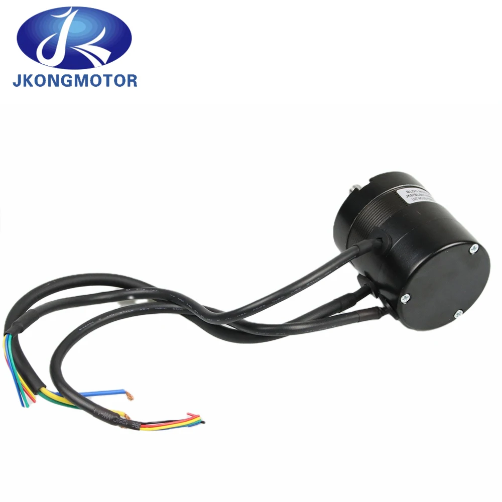 Jkongmotor JK57BLS 57mm motore DC Brushless 36V 50 / 100 / 150 / 200W servomotore BLDC a 4 poli con Encoder 1000P/R per Design fai-da-te